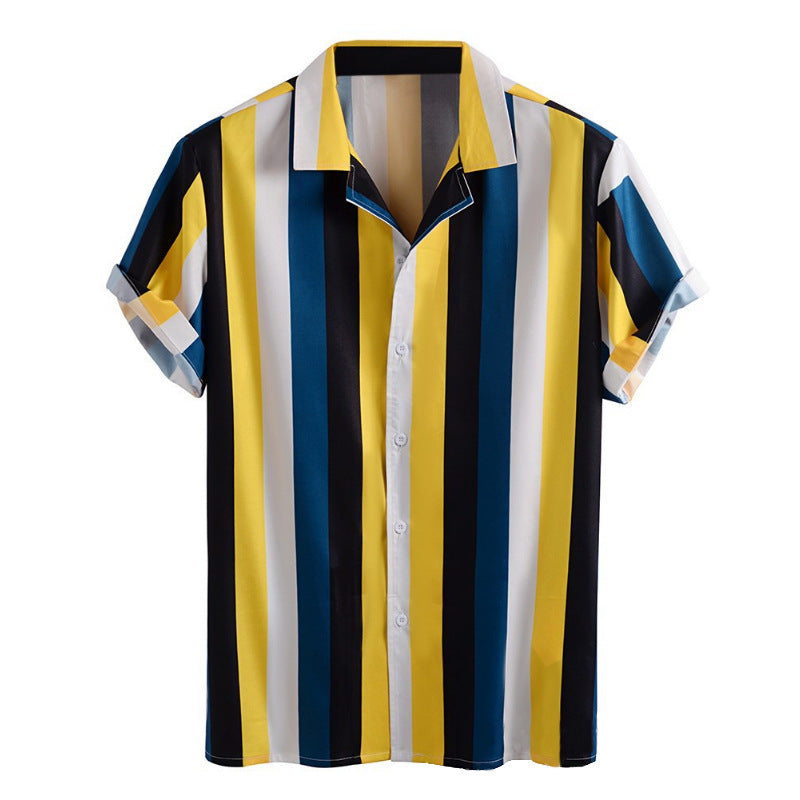 Fashion Men's Casual 3D Printed Shirt